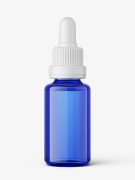 Blue Dropper Bottle Mockup Ml Smarty Mockups