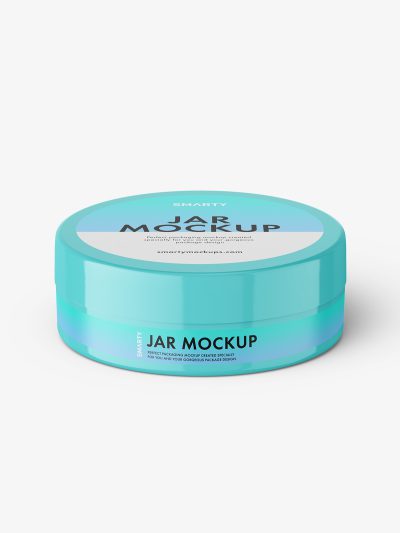 Plastic Jar Mockup Glossy Smarty Mockups