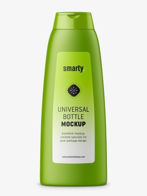 Download Bottle with pump mockup / white - Smarty Mockups