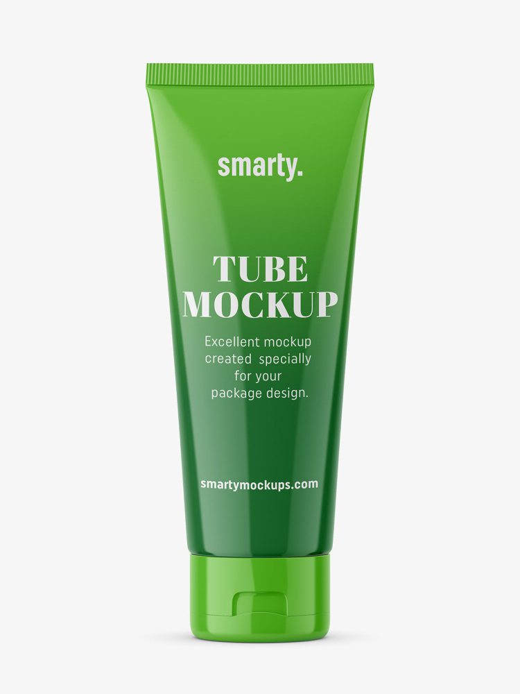 Cosmetic tube mockup