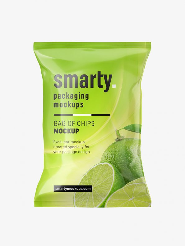 Download Chips bag mockup - Smarty Mockups