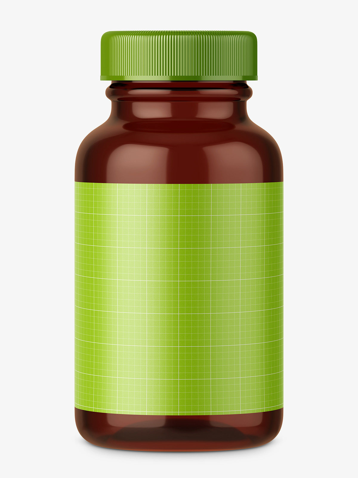 Download Amber pill jar - Smarty Mockups
