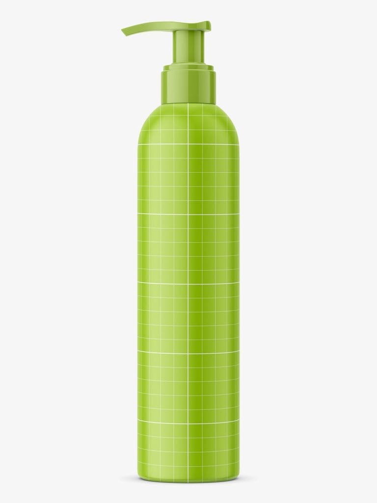 Download Universal bottle with pump mockup / 400 ml - Smarty Mockups