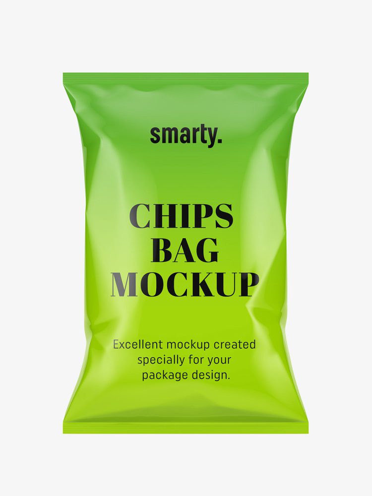 chips bag mockup
