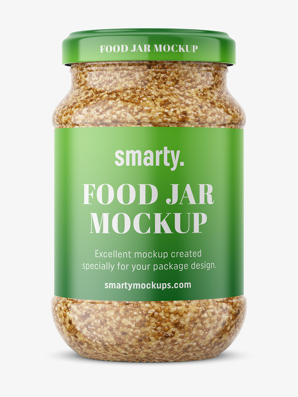 Download Old Style Mustard Jar Mockup Smarty Mockups