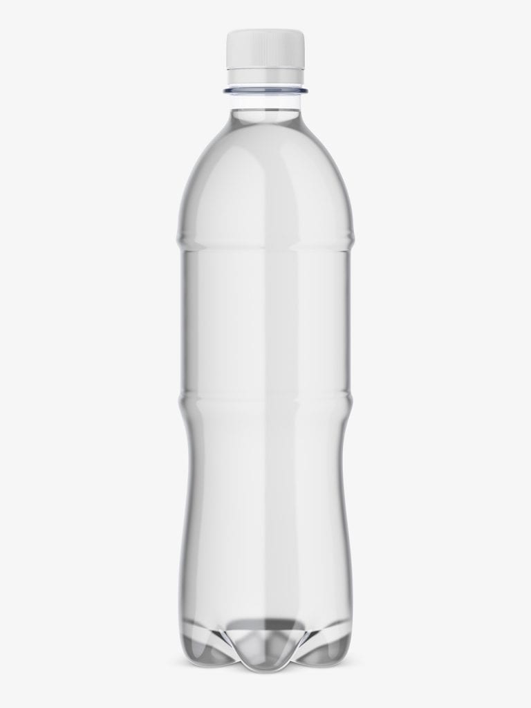 Mineral water bottle mockup free information