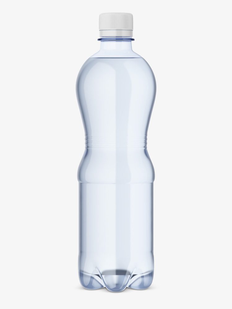 plastic bottle water mockup