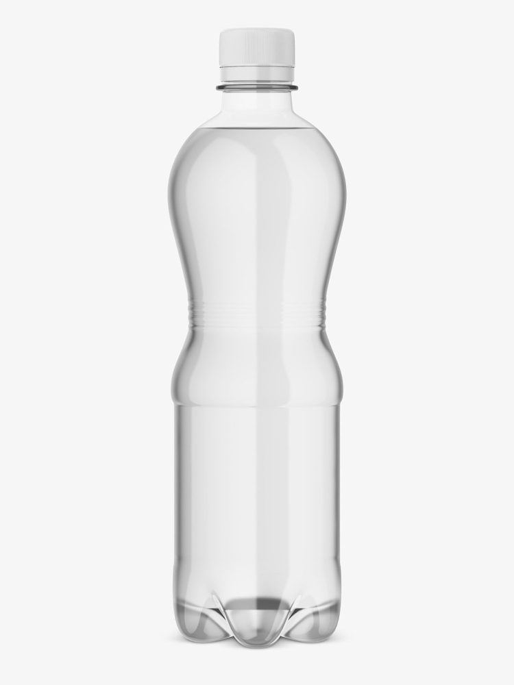 plastic bottle water mockup