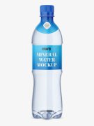 Mineral water bottle mockup - Smarty Mockups