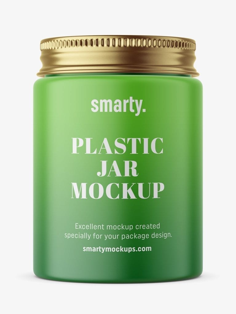 Download Silver lid glossy jar - Smarty Mockups