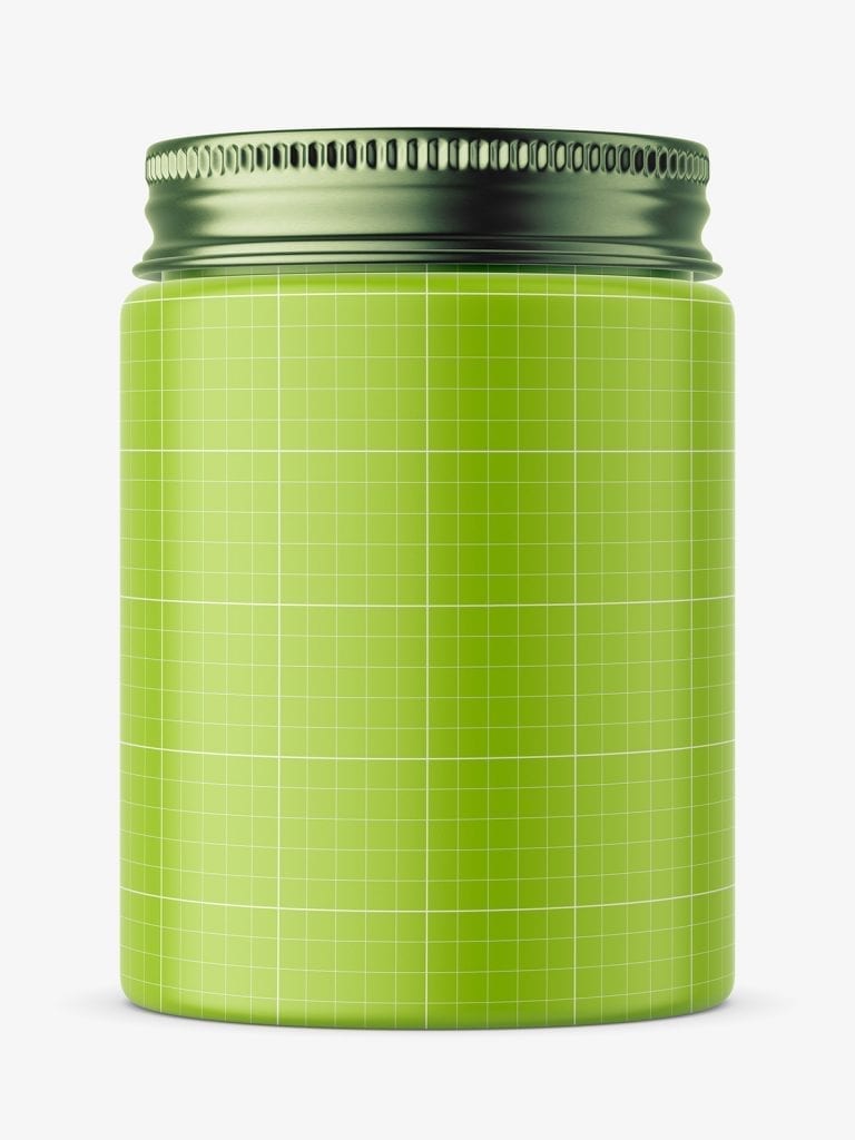 Download Silver lid glossy jar - Smarty Mockups