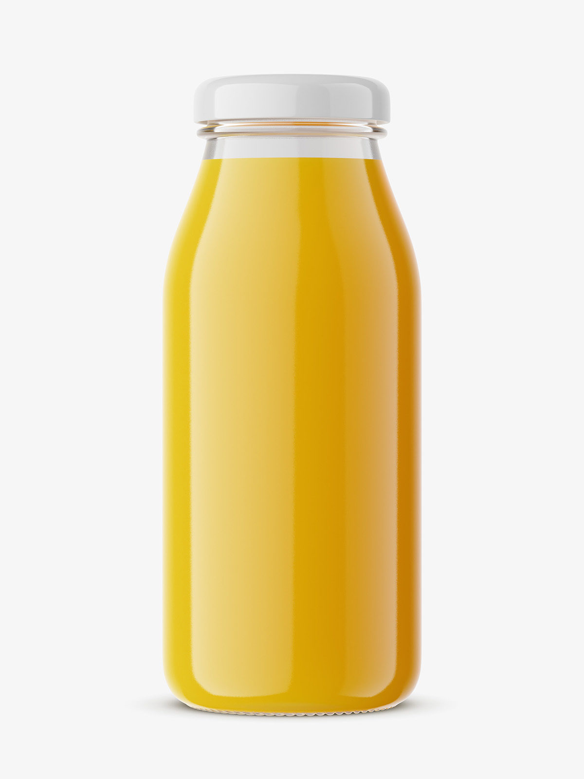 Orange juice bottle mockup - Smarty Mockups