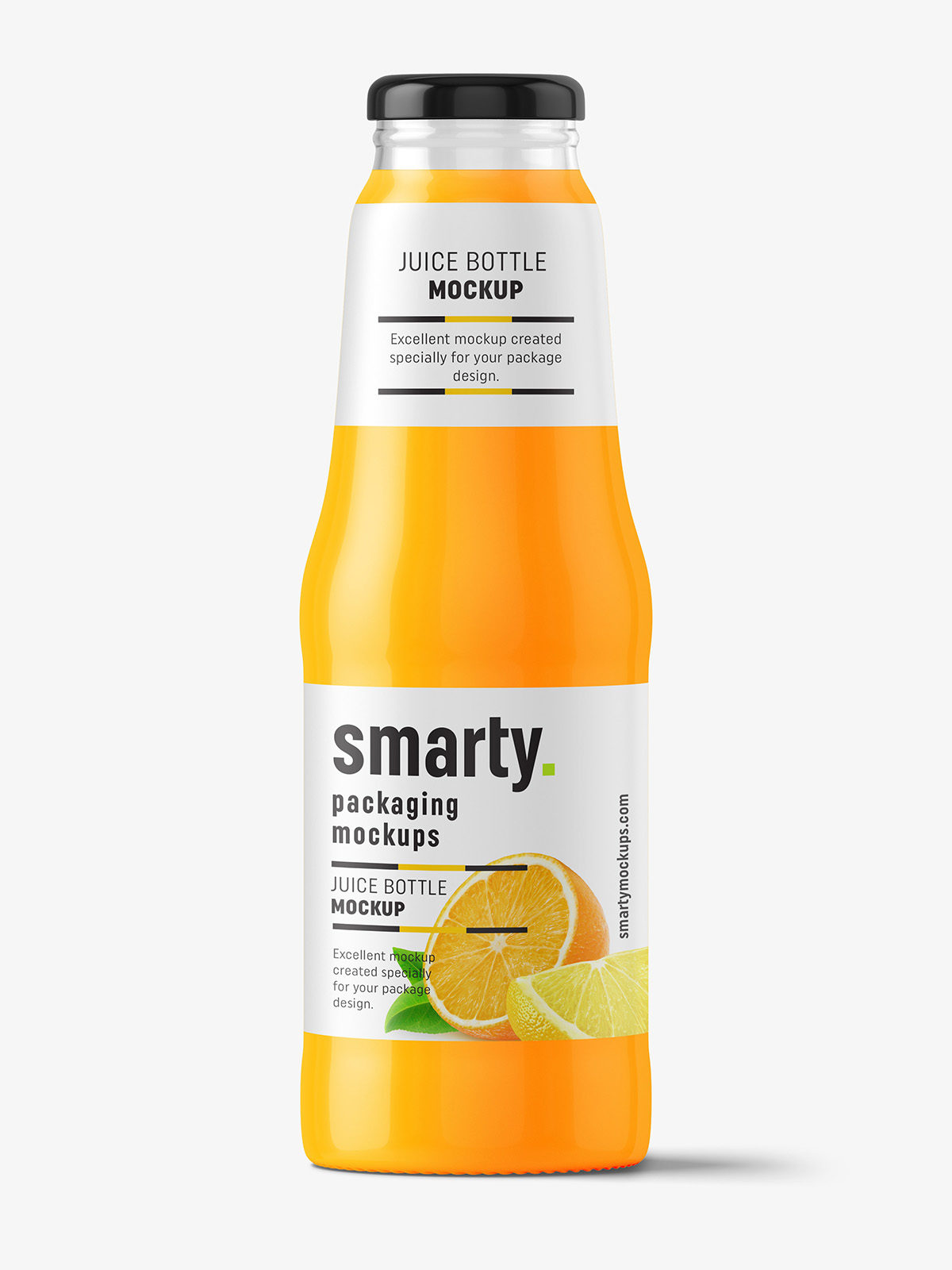 Download Glass juice bottle mockup - Smarty Mockups Free Mockups
