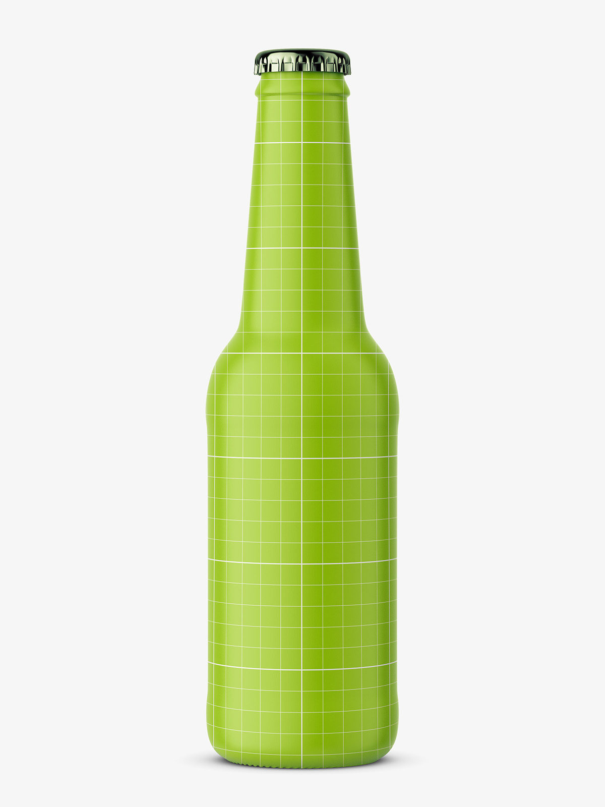 Download Beer bottle mockup / green - Smarty Mockups