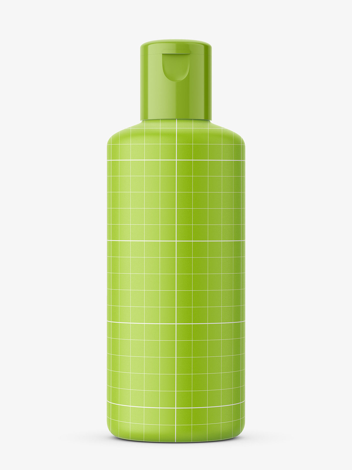 Matte plastic bottle mockup - Smarty Mockups
