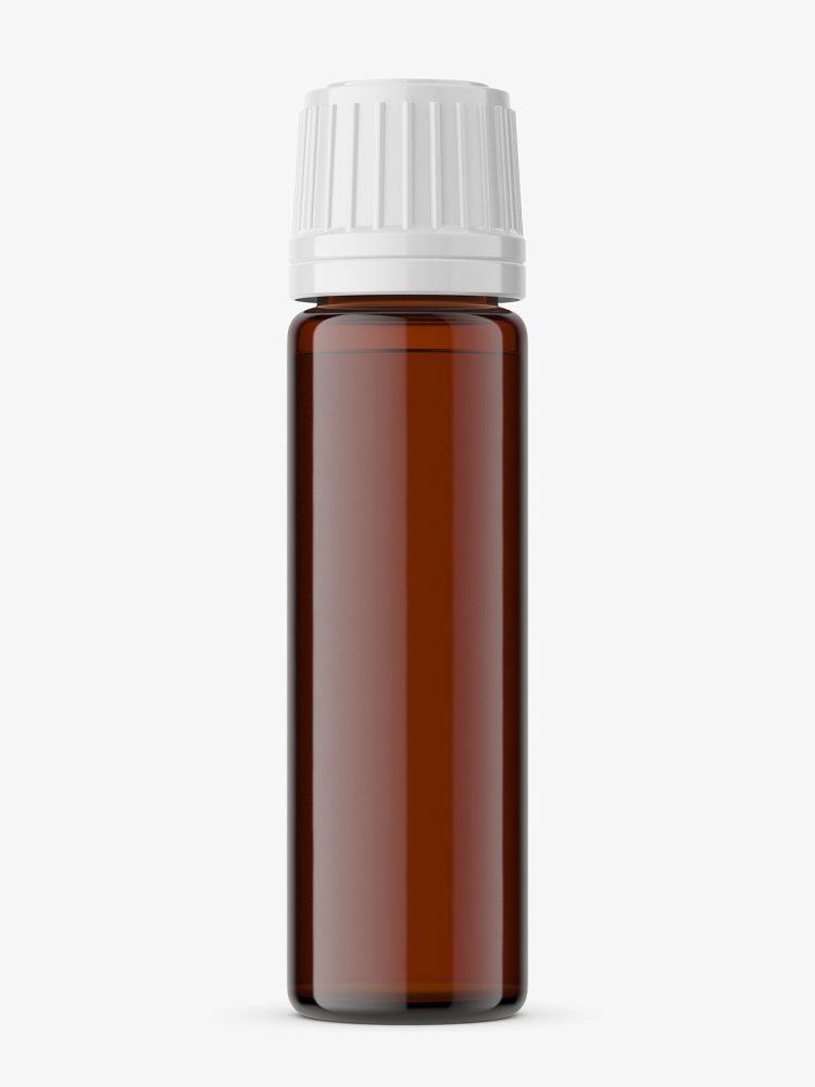 Amber bottle mockup / 10ml