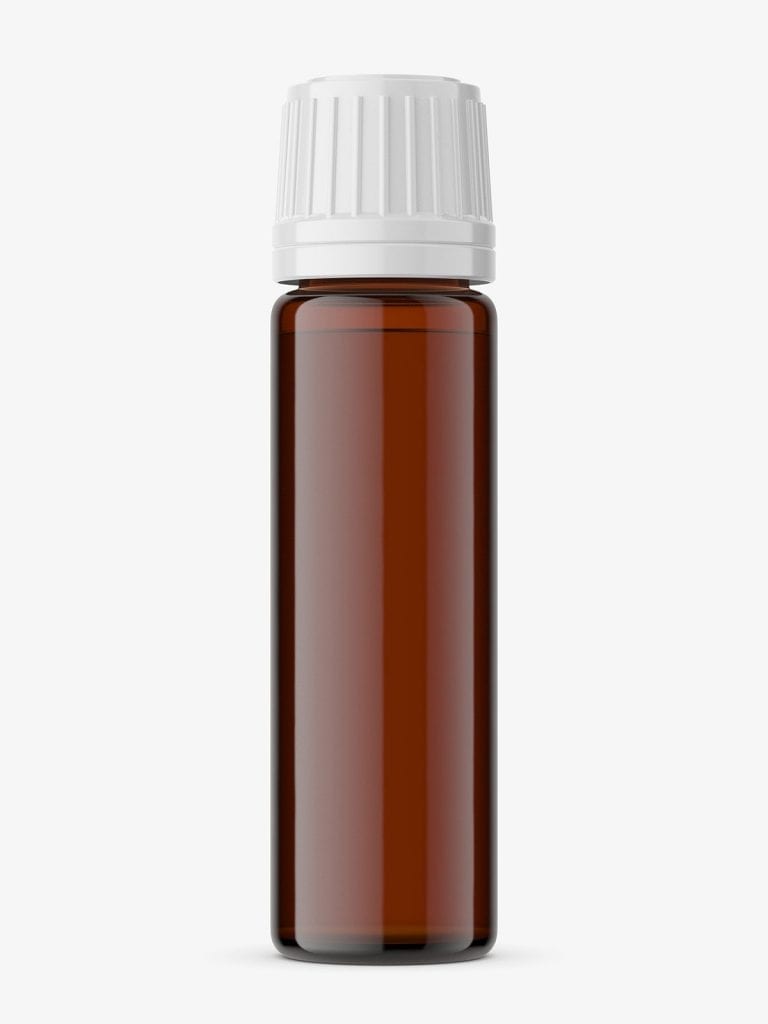 Download Amber bottle mockup / 10ml - Smarty Mockups