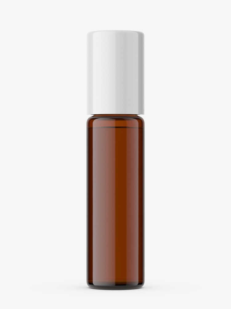 Amber bottle mockup / 10ml