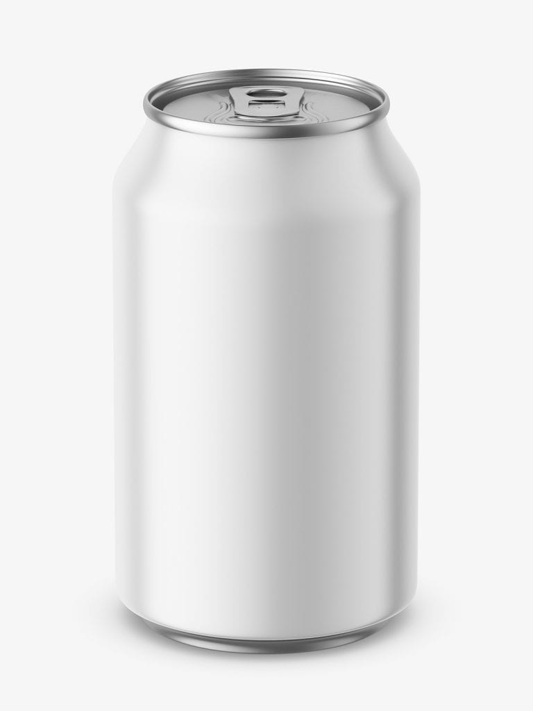 Beer can mockup / 330 ml - Smarty Mockups