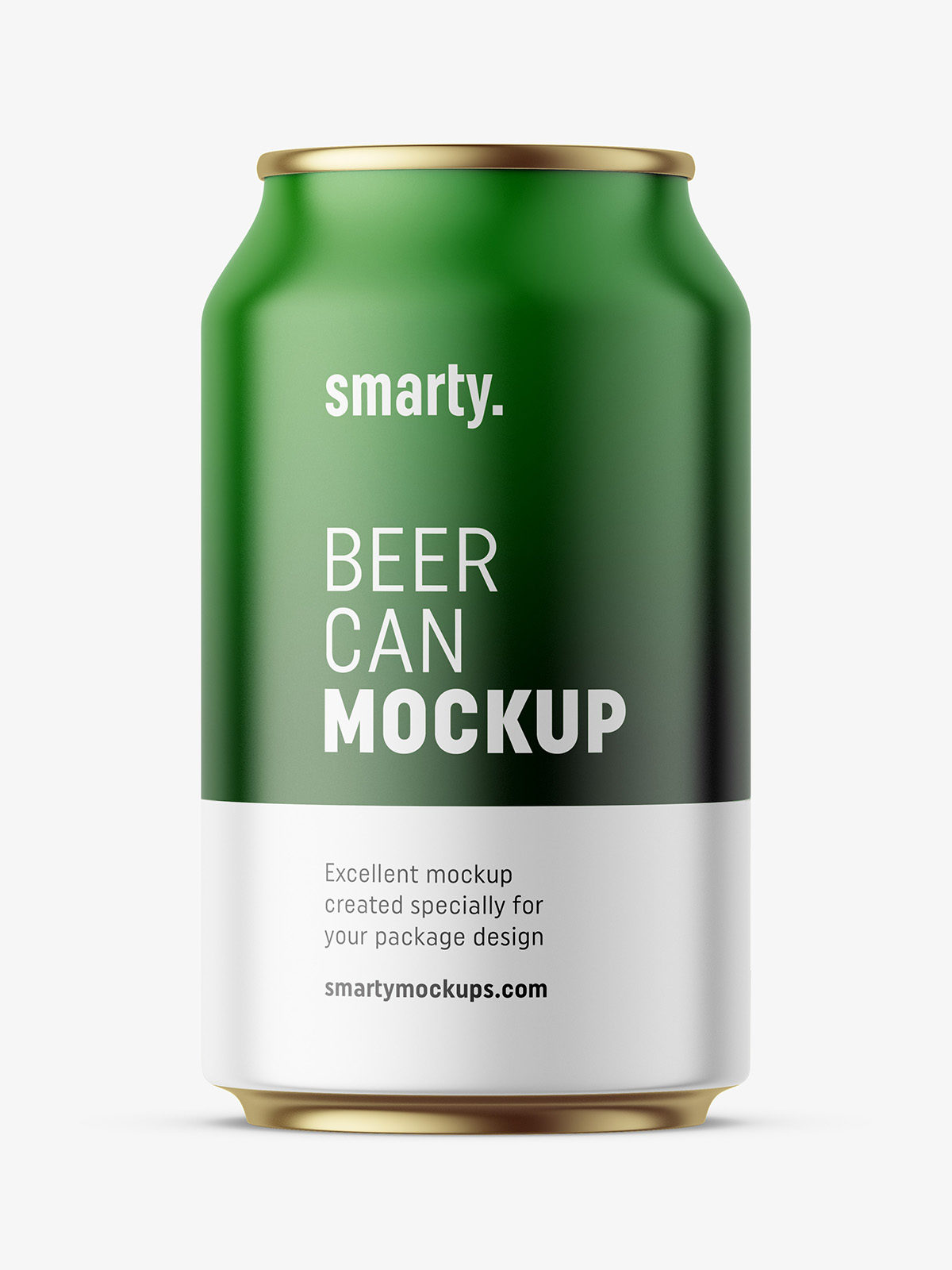 Beer can mockup / 330 ml - Smarty Mockups