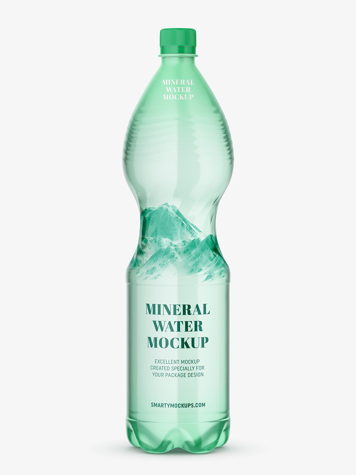 Download Mineral Water Bottle Mockup Green Smarty Mockups