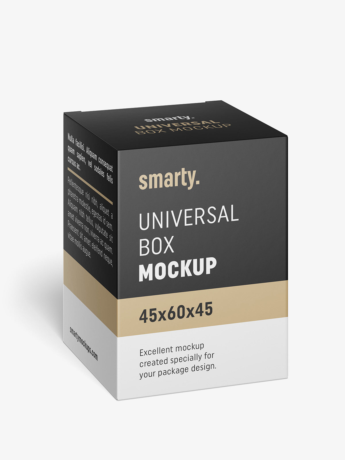 Download Box mockup / 45x60x45 - Smarty Mockups