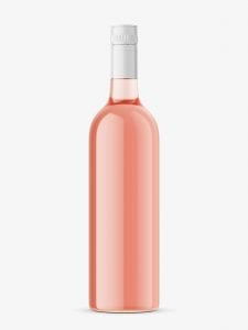 Download Rose wine mockup - Smarty Mockups