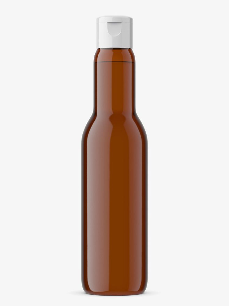 Univeral bottle mockup / amber