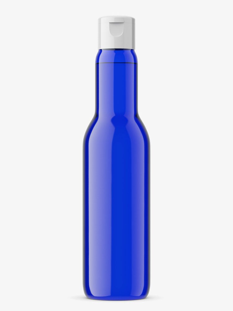Univeral bottle mockup / cobalt