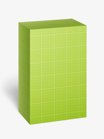 Box mockup / 130x200x85 - Smarty Mockups