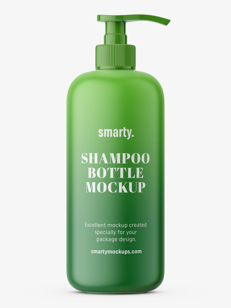 Shampoo bottle with pump