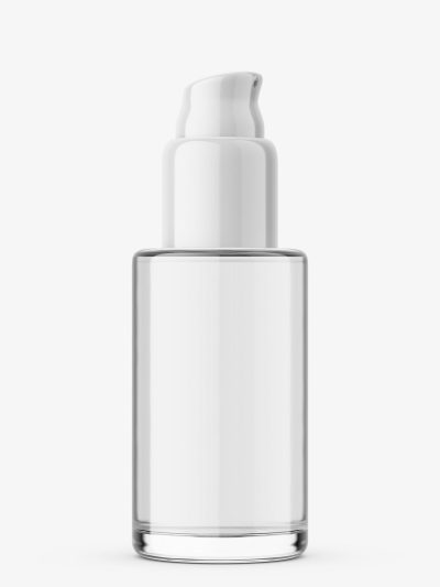 Airless bottle with liquid mockup