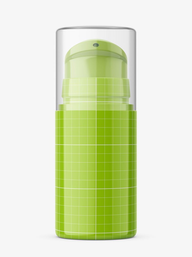 Plastic jar with airless pump