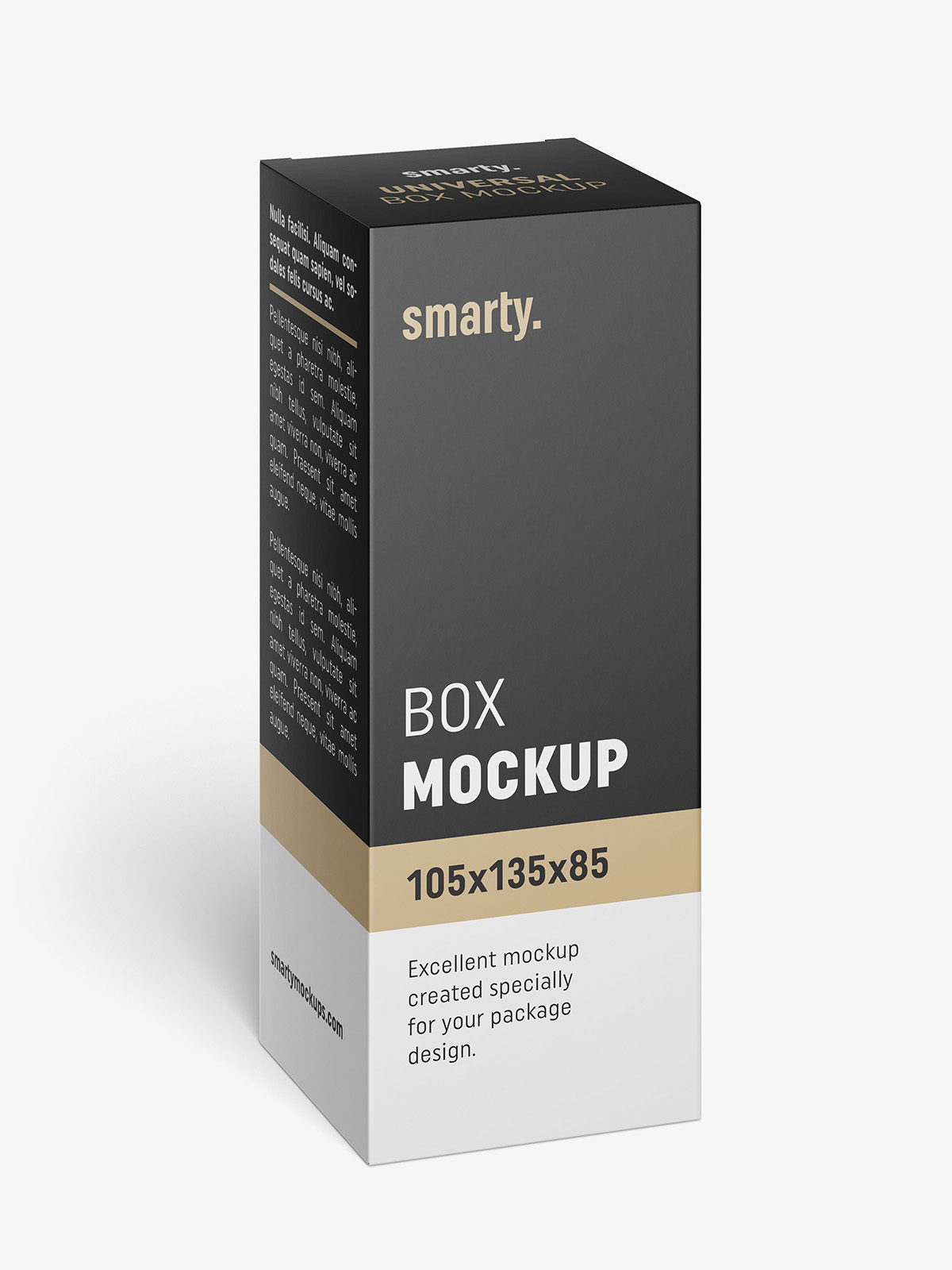 Download Box mockup / 50x130x50 - Smarty Mockups