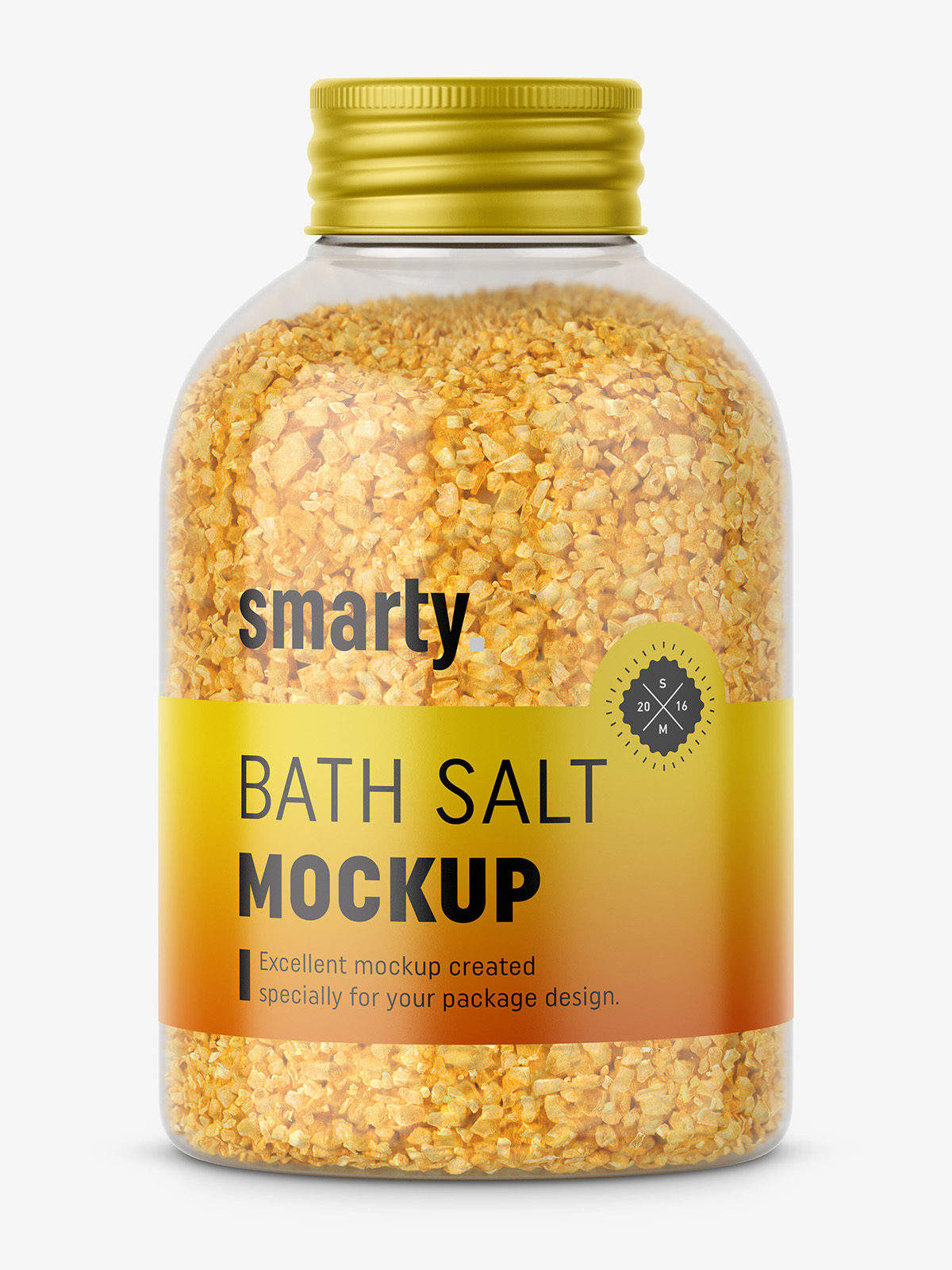 Download Bath Salt Mockup Yellow Smarty Mockups