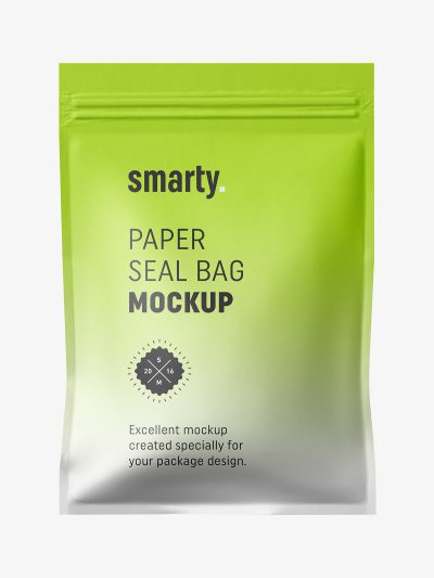 Download Paper seal bag mockup - Smarty Mockups