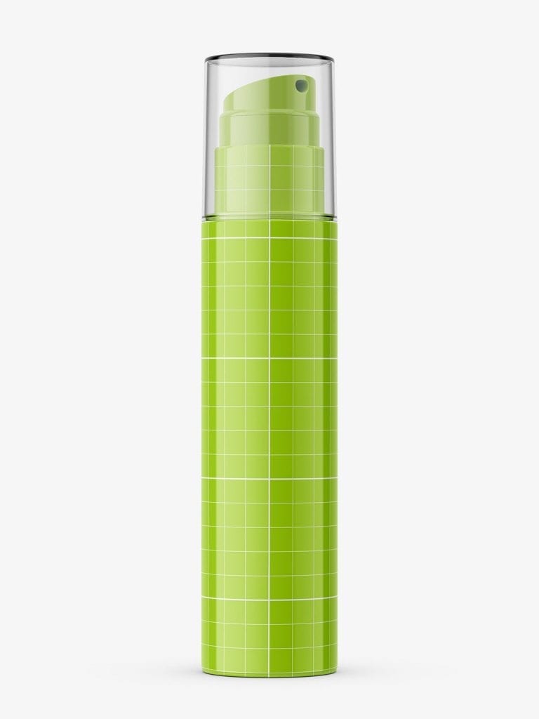 Download Glossy airless bottle mockup - Smarty Mockups