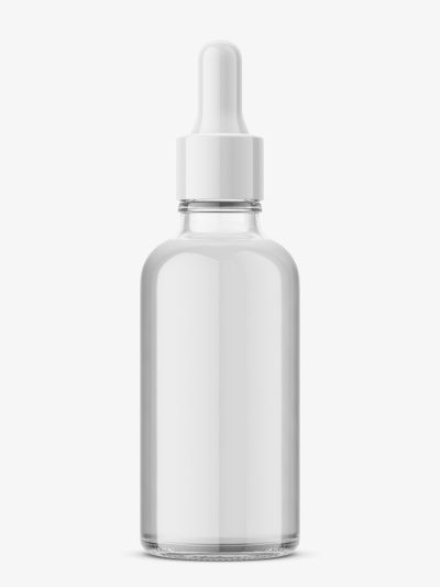 Glass bottle with dropper / 50 ml