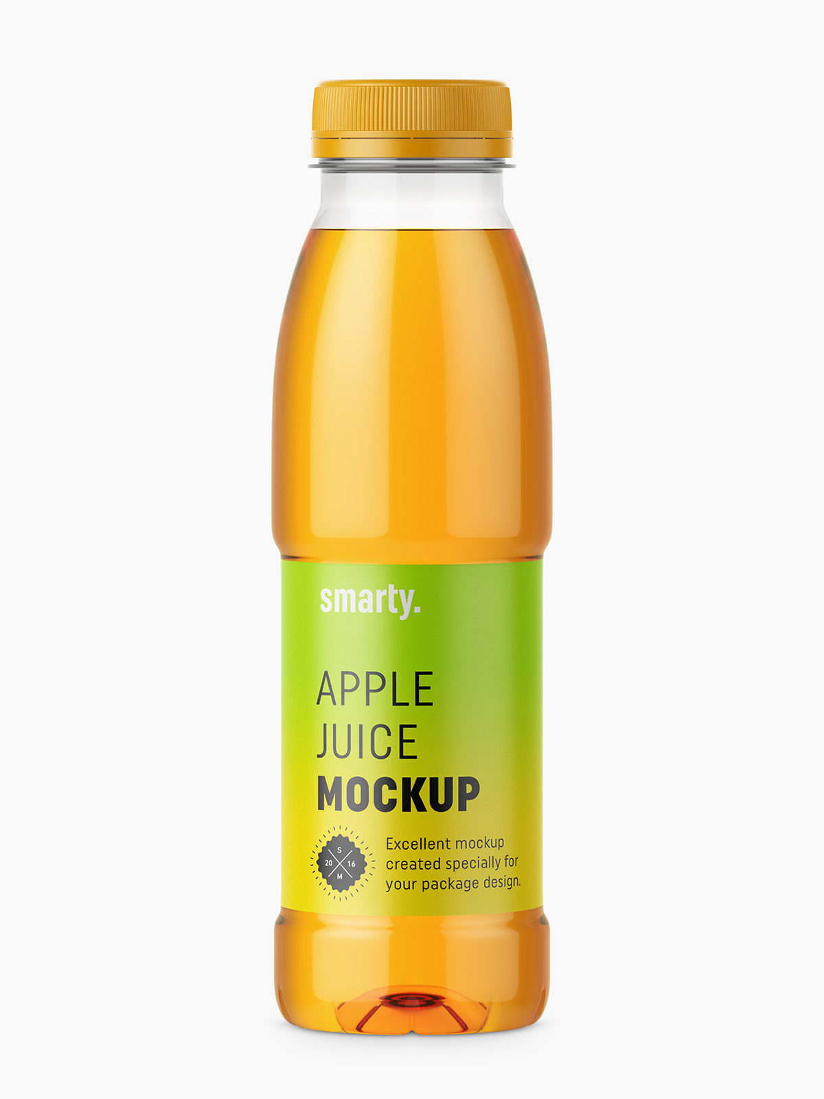 Apple juice bottle mockup - Smarty Mockups