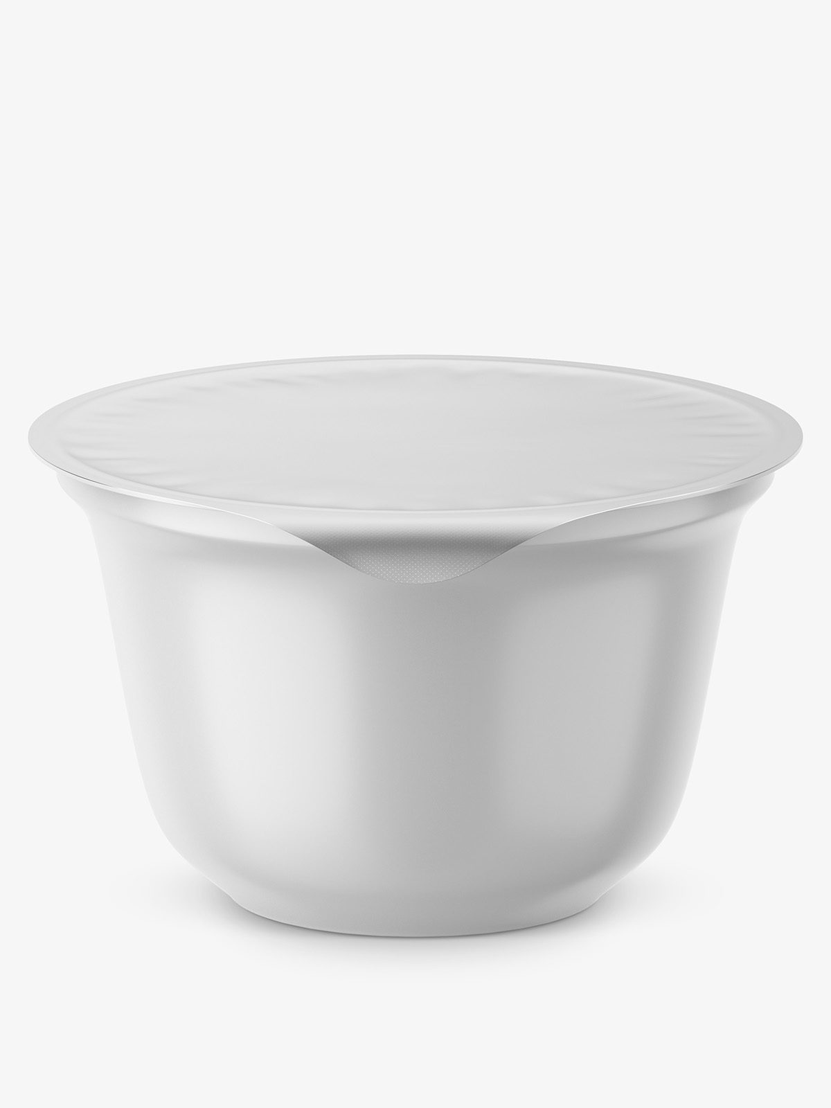 Download Yogurt mockup container / top view - Smarty Mockups