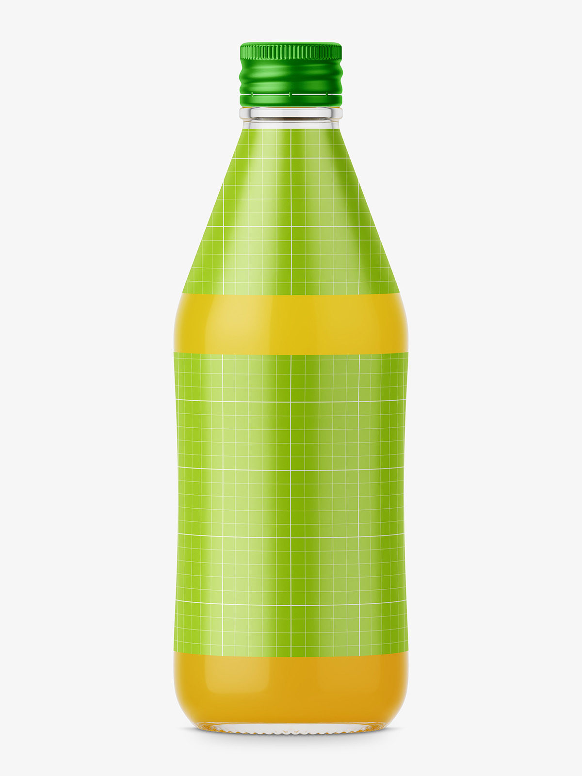 Orange juice bottle mockup - Smarty Mockups
