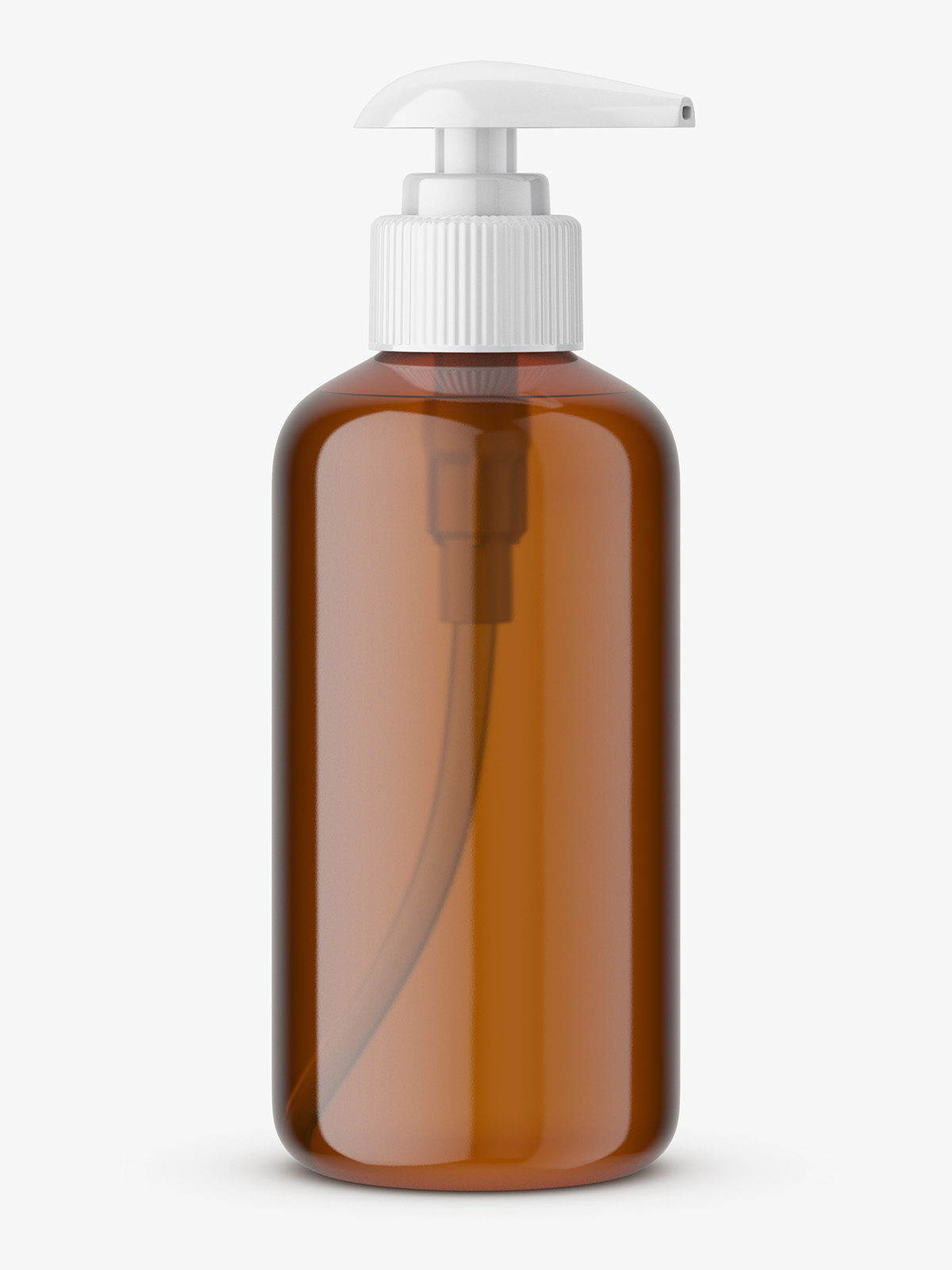 Download Brown Soap Bottle With Pump Mockup Smarty Mockups