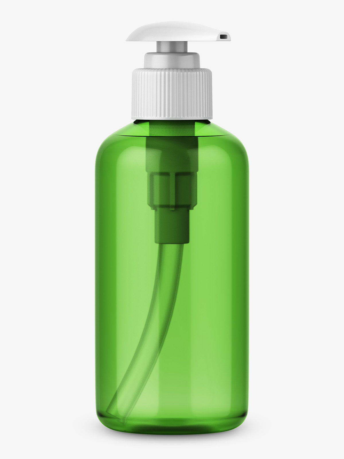 Download Green soap bottle with pump mockup - Smarty Mockups
