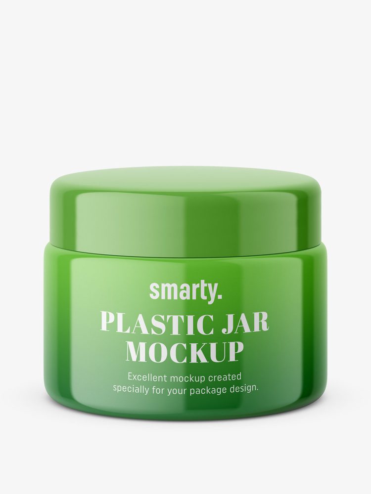 Universal plastic jar / glossy