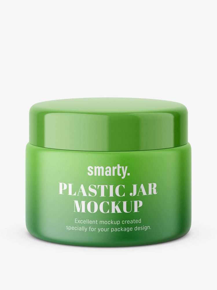 Universal plastic jar / matt