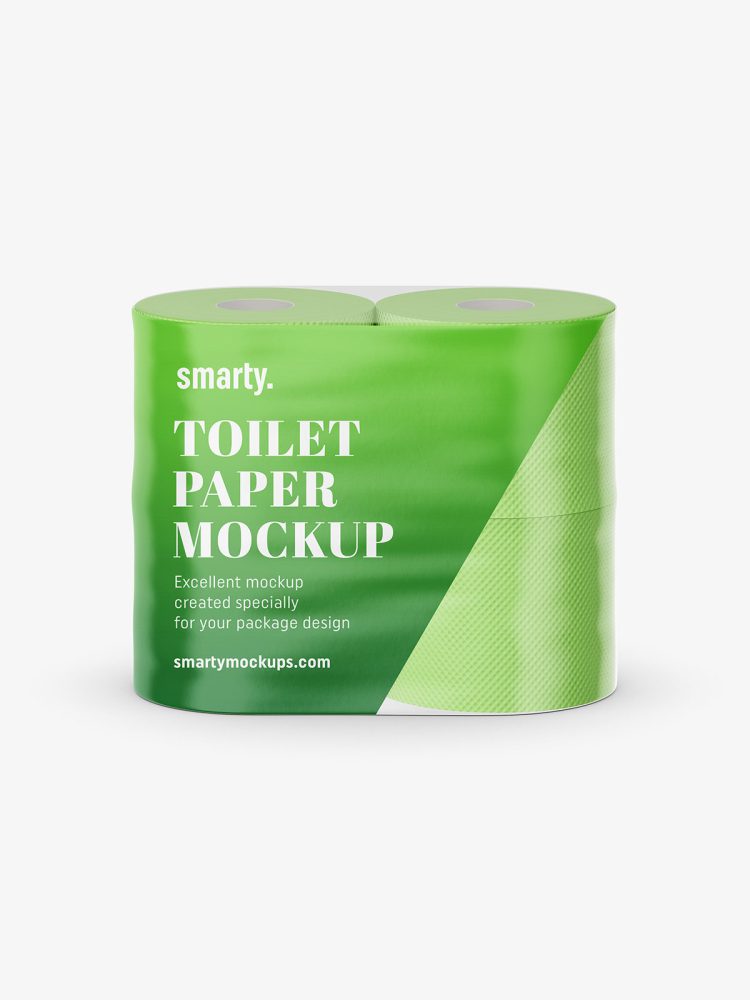 Toilet paper mockup