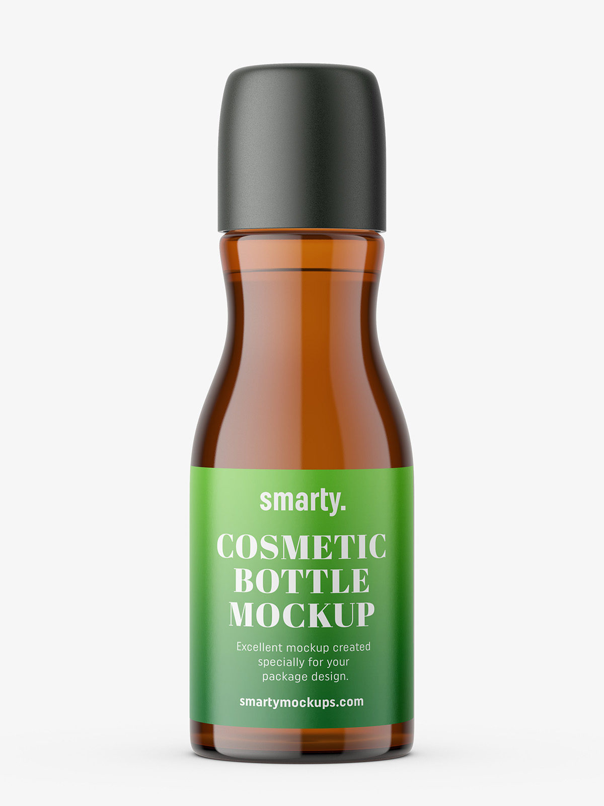 Download Brown Glass Cosmetic Bottle Mockup Smarty Mockups