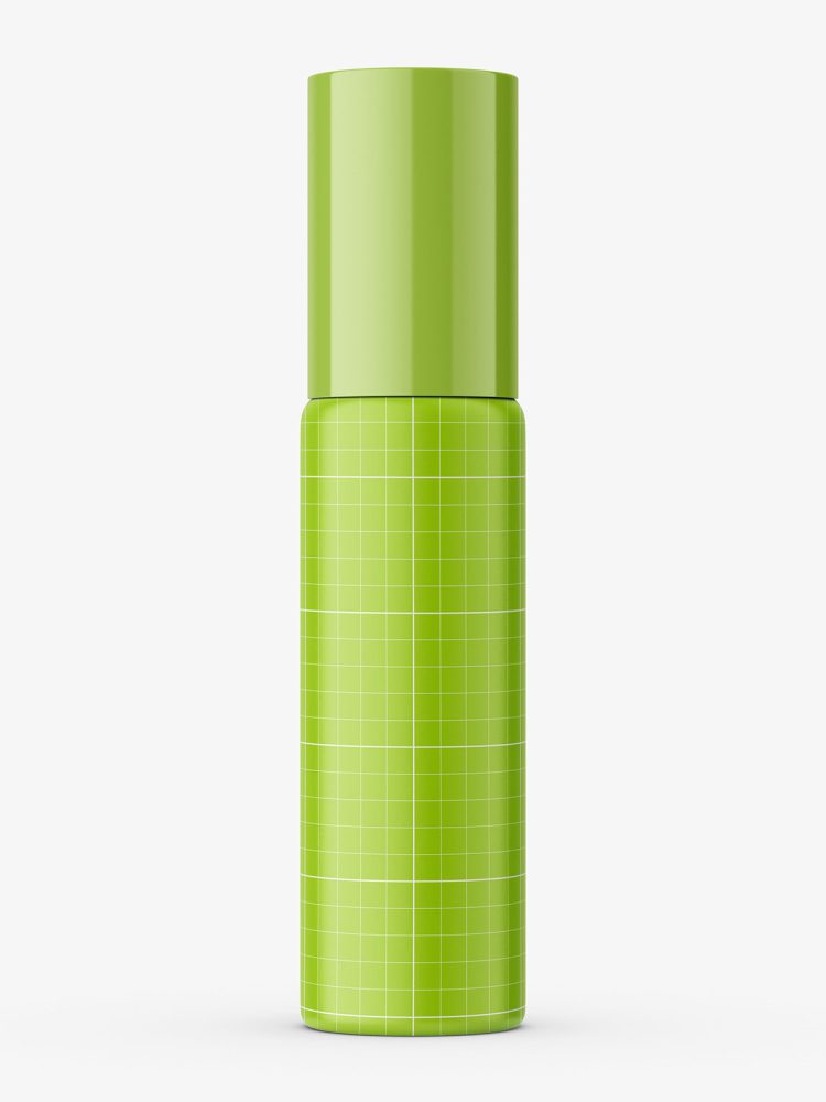 Small roll-on bottle mockup / transparent