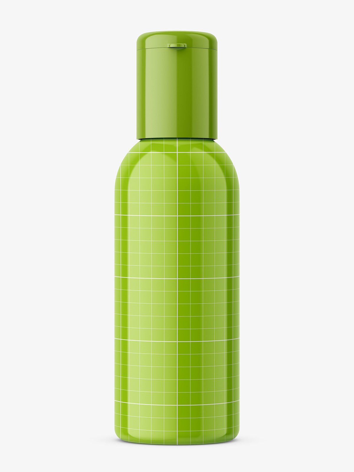 Download Small universal glossy plastic bottle - Smarty Mockups