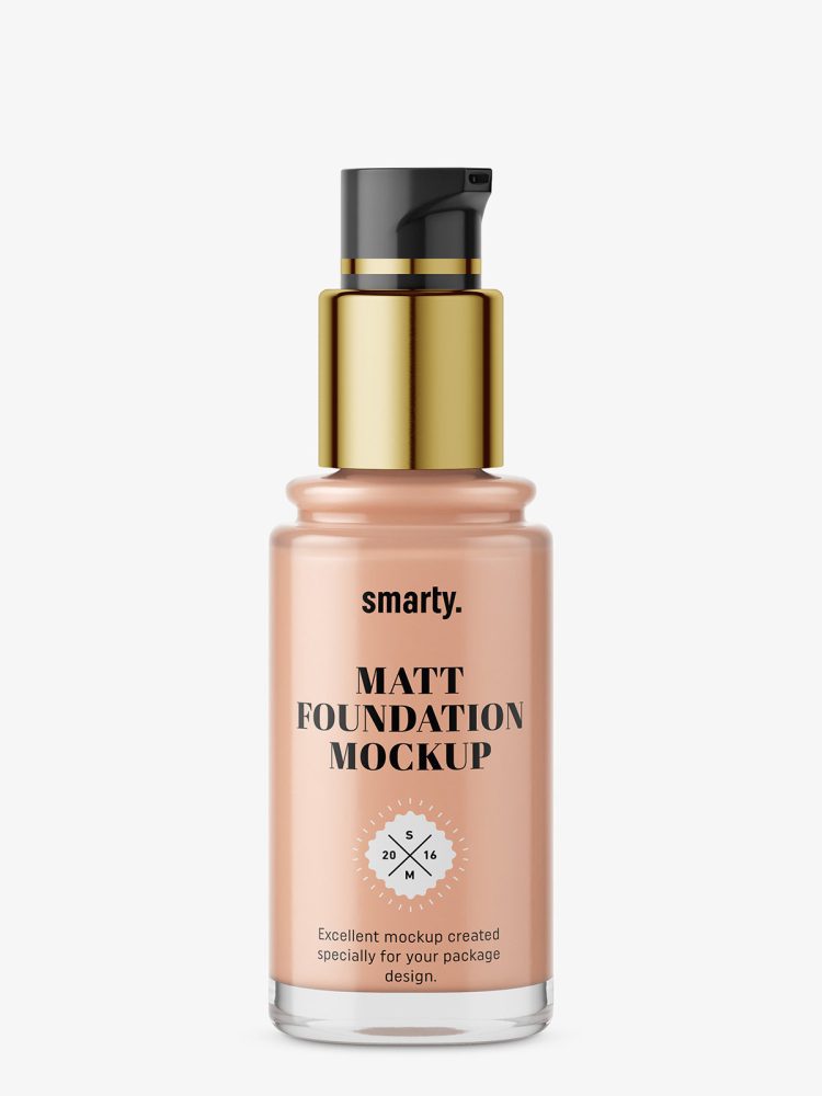 Matt foundation mockup